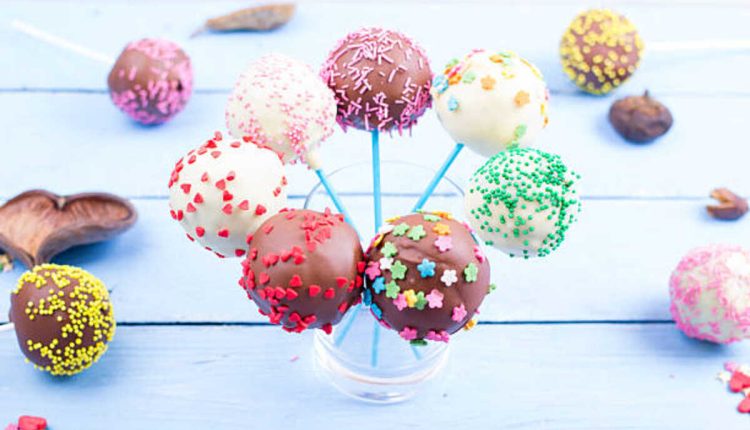 Basketball Cake Pops