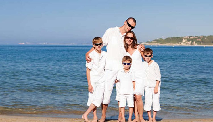 Father and Son Same Dress For a Family Photoshoot